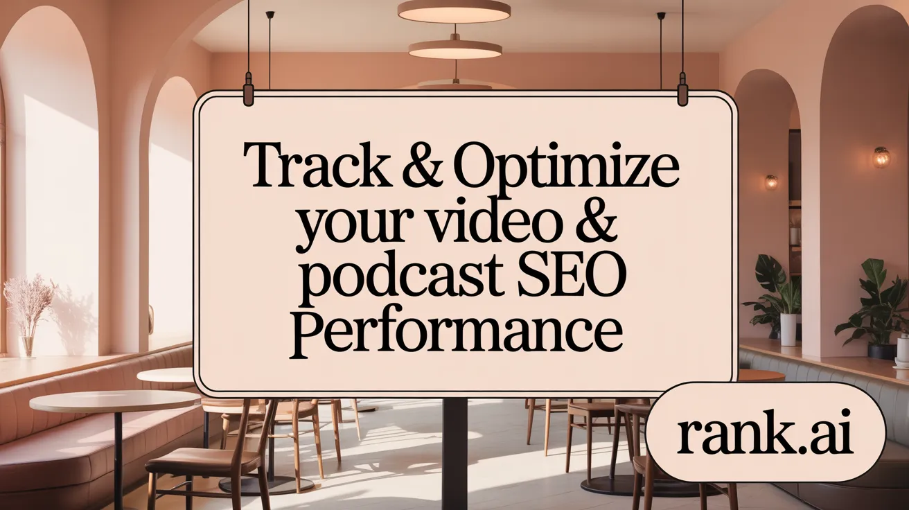 Track &amp; Optimize Your Video &amp; Podcast SEO Performance