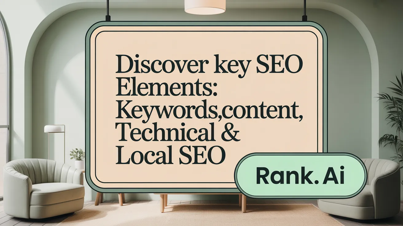 Discover Key SEO Elements: Keywords, Content, Technical &amp; Local SEO