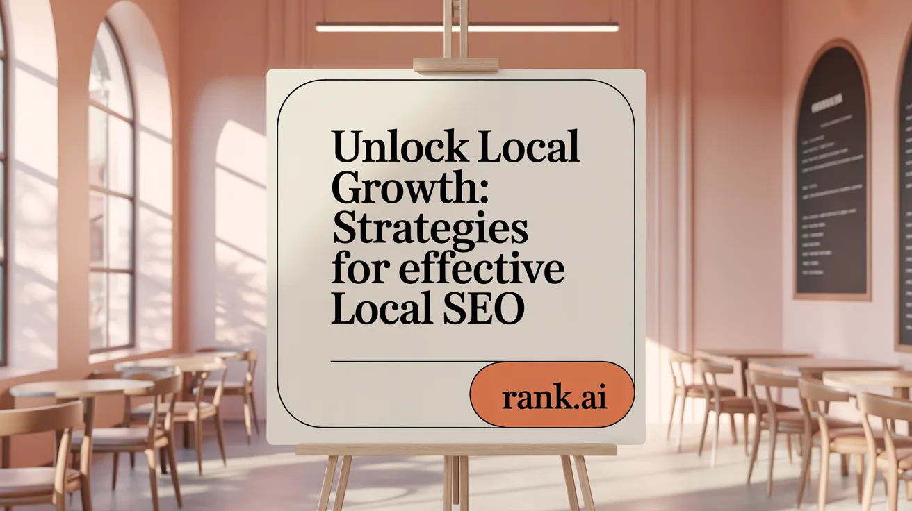 Unlock Local Growth: Strategies for Effective Local SEO