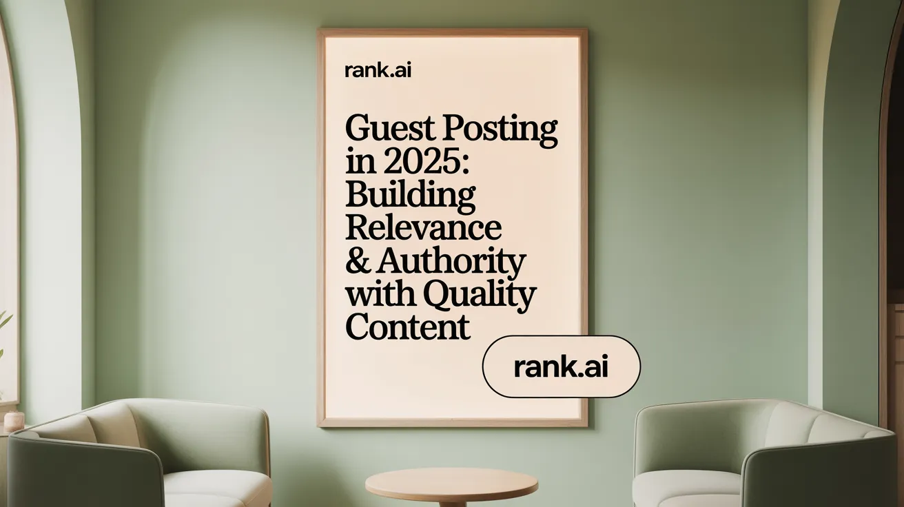Guest Posting in 2025: Building Relevance &amp; Authority with Quality Content
