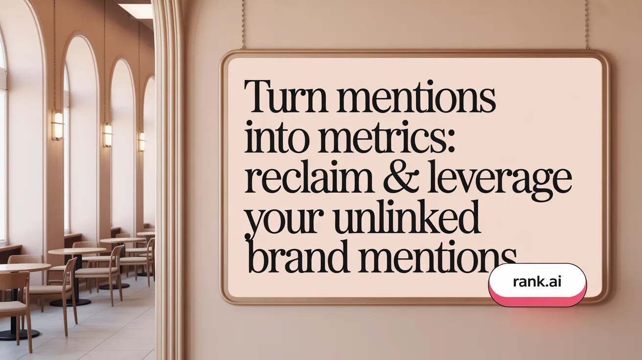 Turn Mentions into Metrics: Reclaim &amp; Leverage Your Unlinked Brand Mentions