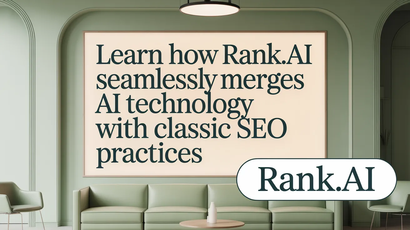 Learn how Rank.ai seamlessly merges AI technology with classic SEO practices.
