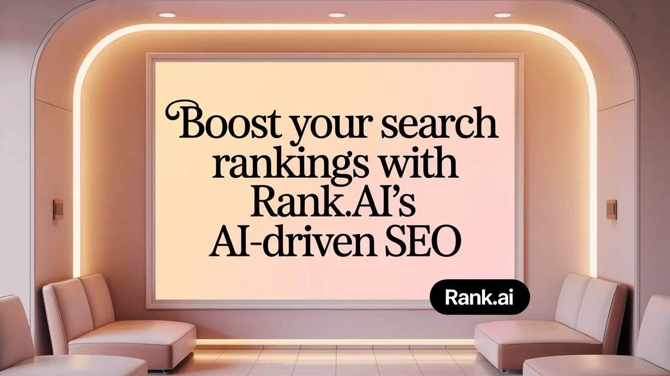 Boost Your Search Rankings with Rank.ai’s AI-Driven SEO