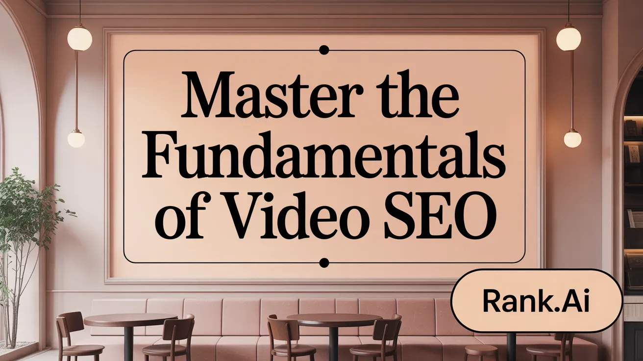 Master the Fundamentals of Video SEO