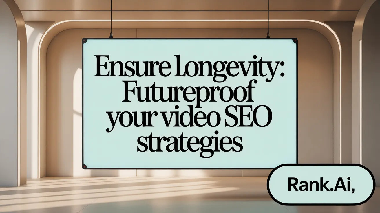 Ensure Longevity: Futureproof Your Video SEO Strategies