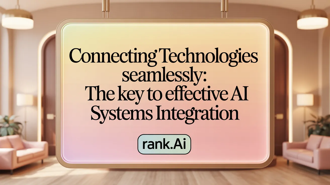 Connecting Technologies Seamlessly: The Key to Effective AI Systems Integration