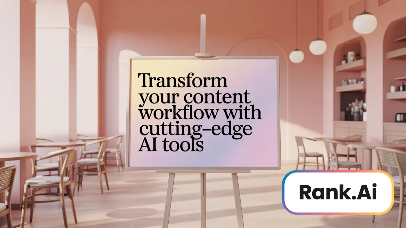 Transform Your Content Workflow with Cutting-Edge AI Tools