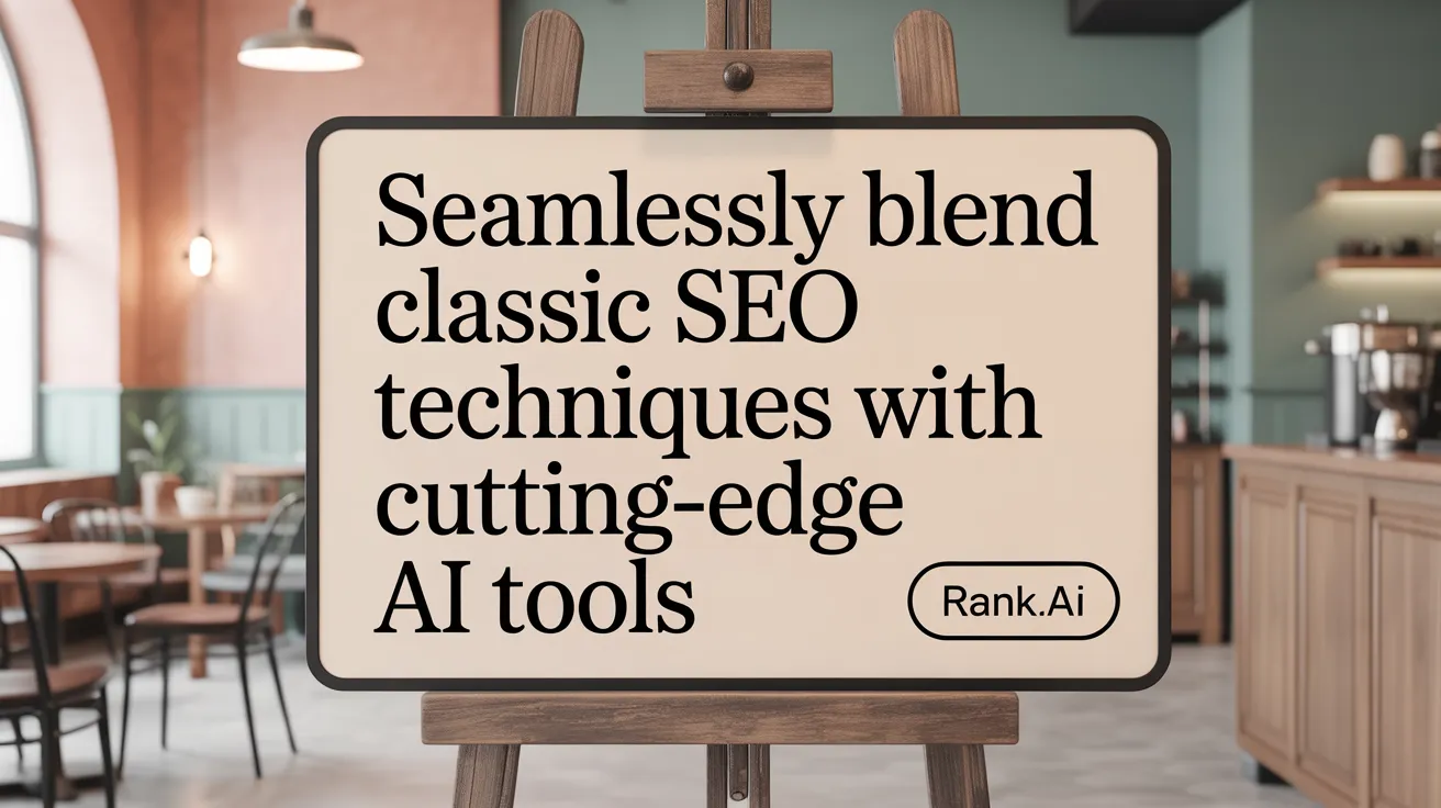 Seamlessly Blend Classic SEO Techniques with Cutting-Edge AI Tools