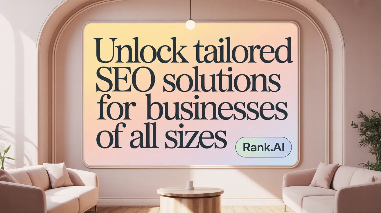 Unlock Tailored SEO Solutions for Businesses of All Sizes