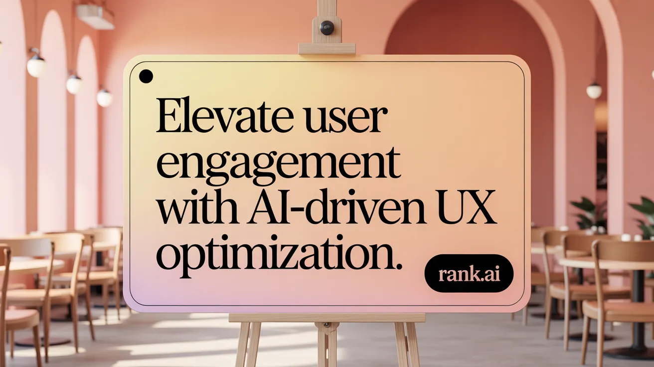 Elevate User Engagement with AI-Driven UX Optimization