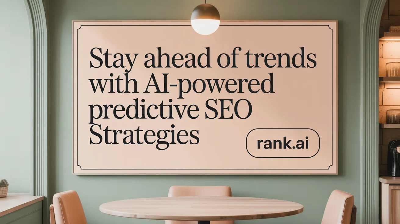 Stay Ahead of Trends with AI-Powered Predictive SEO Strategies