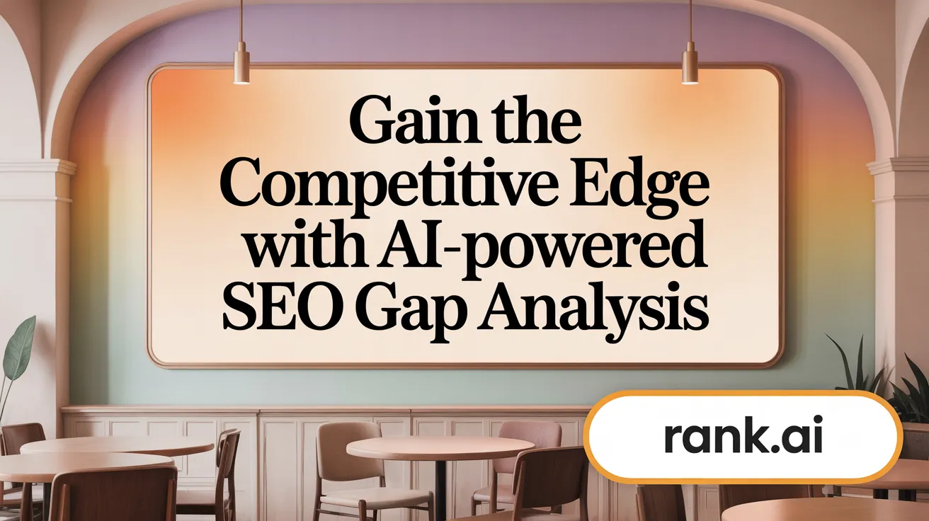 Gain the Competitive Edge with AI-Powered SEO Gap Analysis