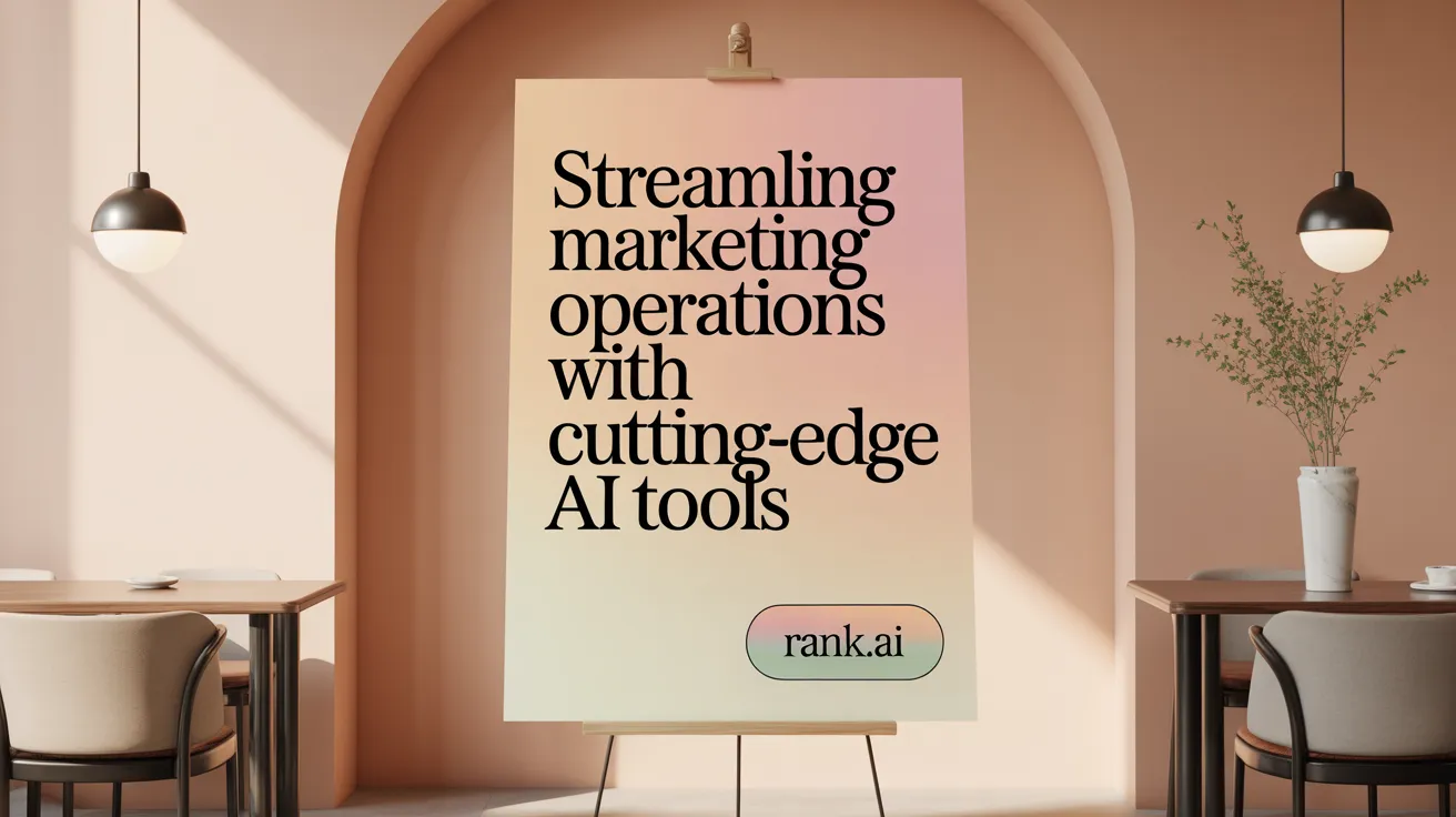Streamline Marketing Operations with Cutting-Edge AI Tools