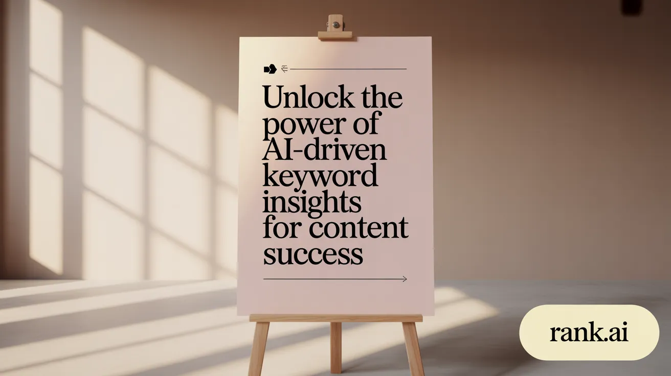 Unlock the Power of AI-Driven Keyword Insights for Content Success