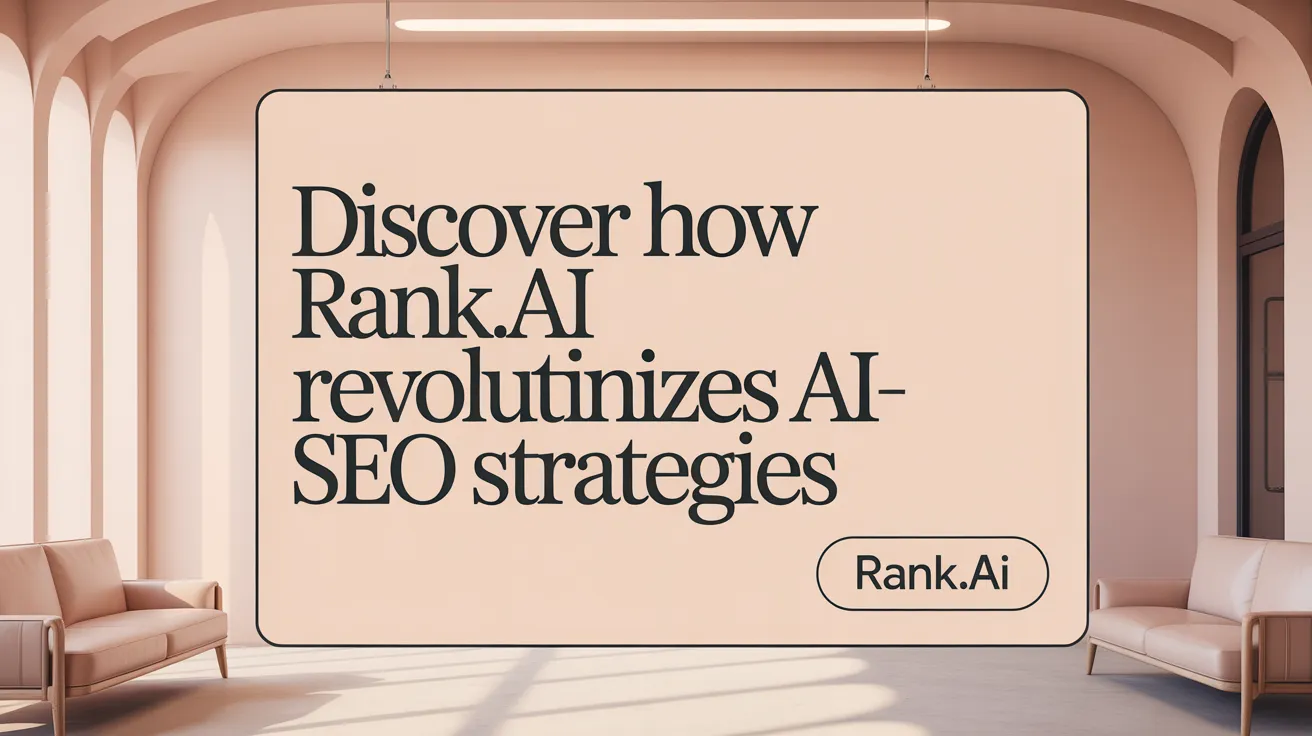 Discover How Rank.ai Revolutionizes AI-Powered SEO Strategies
