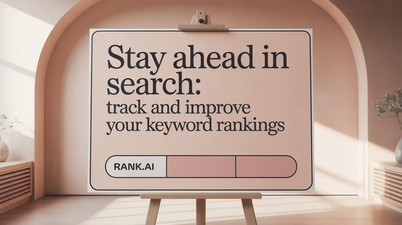 Stay Ahead in Search: Track and Improve Your Keyword Rankings