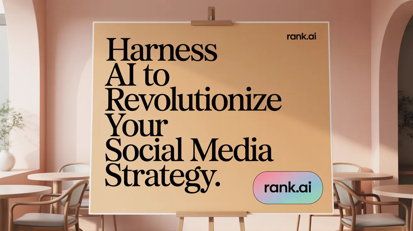 Harness AI to Revolutionize Your Social Media Strategy