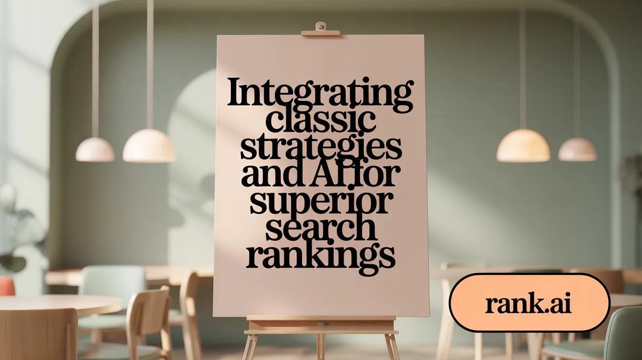 Integrating Classic Strategies and AI for Superior Search Rankings