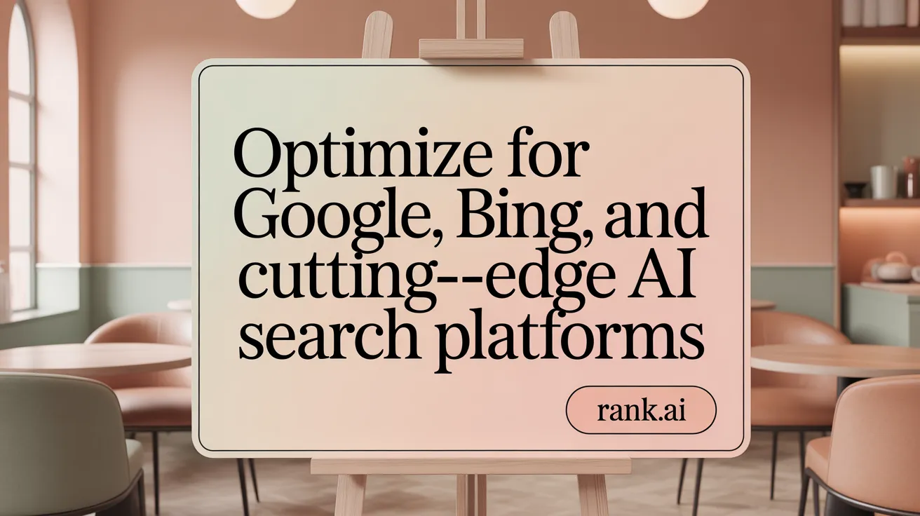 Optimize for Google, Bing, and Cutting-Edge AI Search Platforms