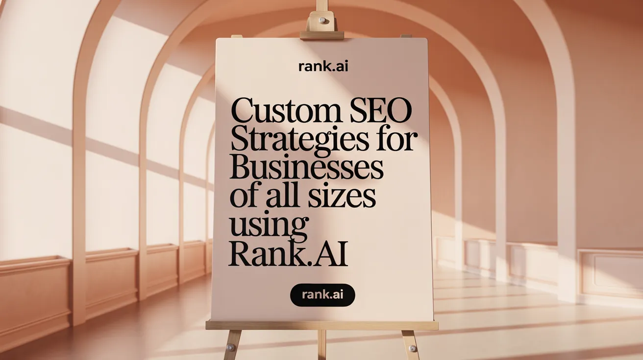 Custom SEO Strategies for Businesses of All Sizes Using Rank.ai
