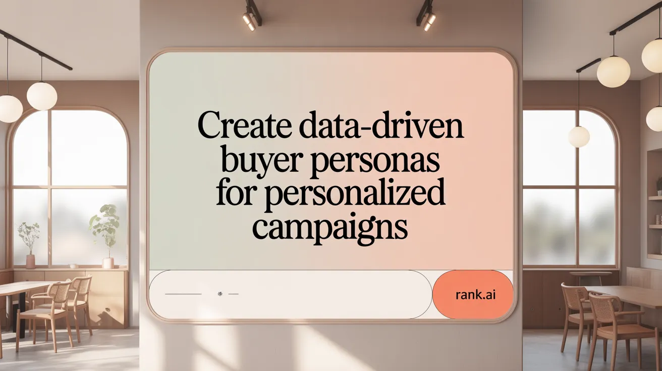 Create Data-Driven Buyer Personas for Personalized Campaigns
