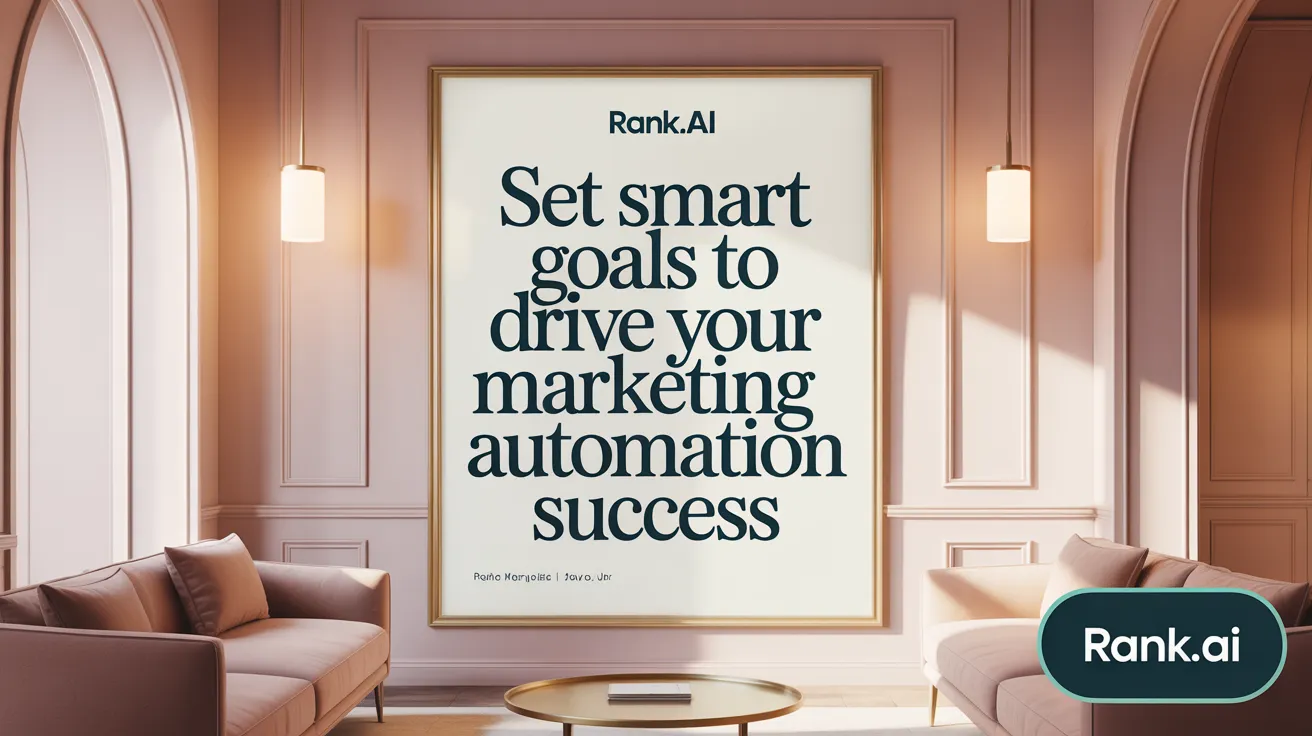 Set SMART Goals to Drive Your Marketing Automation Success