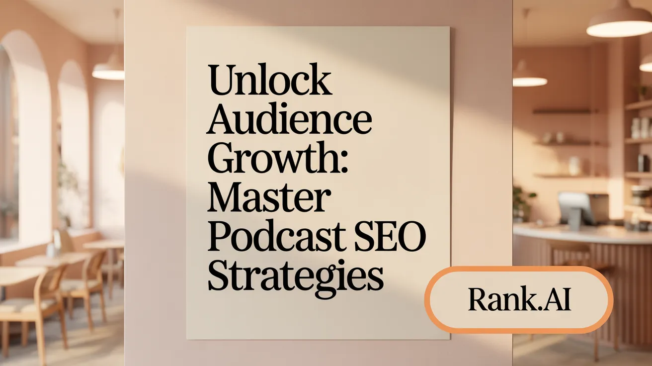 Unlock Audience Growth: Master Podcast SEO Strategies