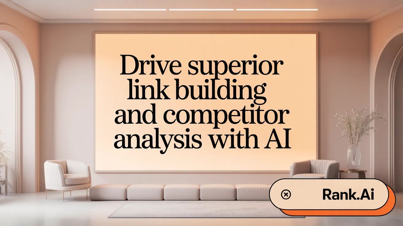 Drive Superior Link Building and Competitor Analysis with AI