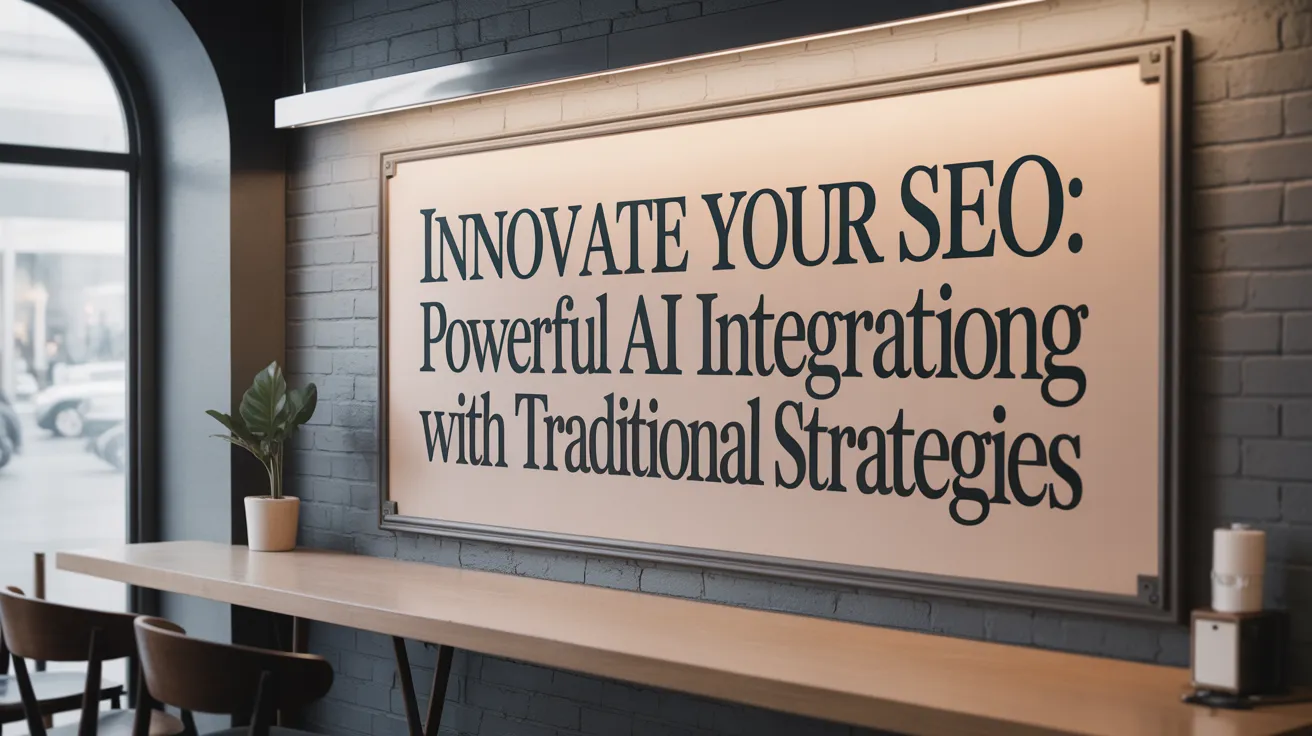Innovate Your SEO: Powerful AI Integration with Traditional Strategies