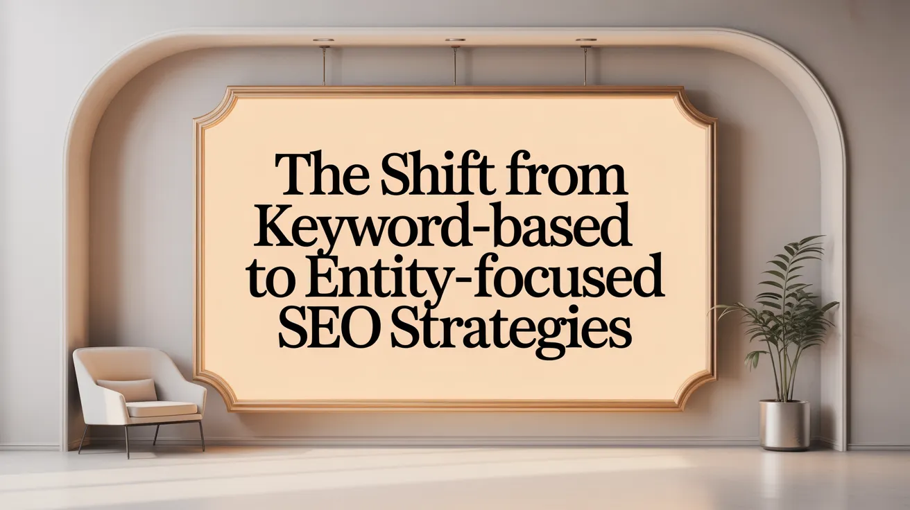 The Shift from Keyword-Based to Entity-Focused SEO Strategies