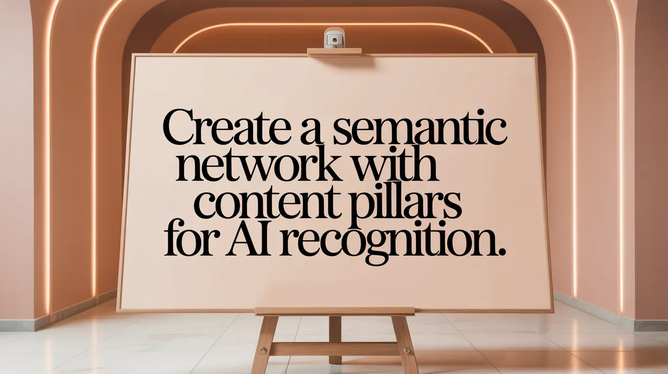 Create a Semantic Network with Content Pillars for AI Recognition