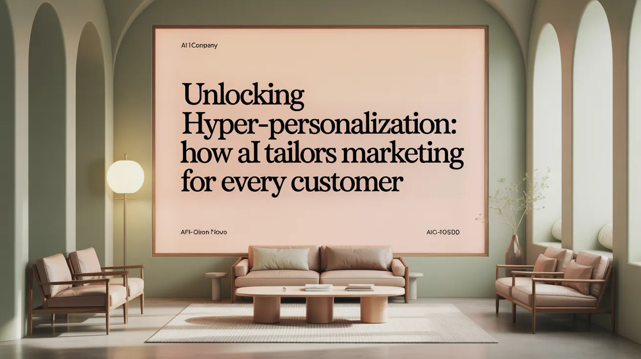Unlocking Hyper-Personalization: How AI Tailors Marketing for Every Customer