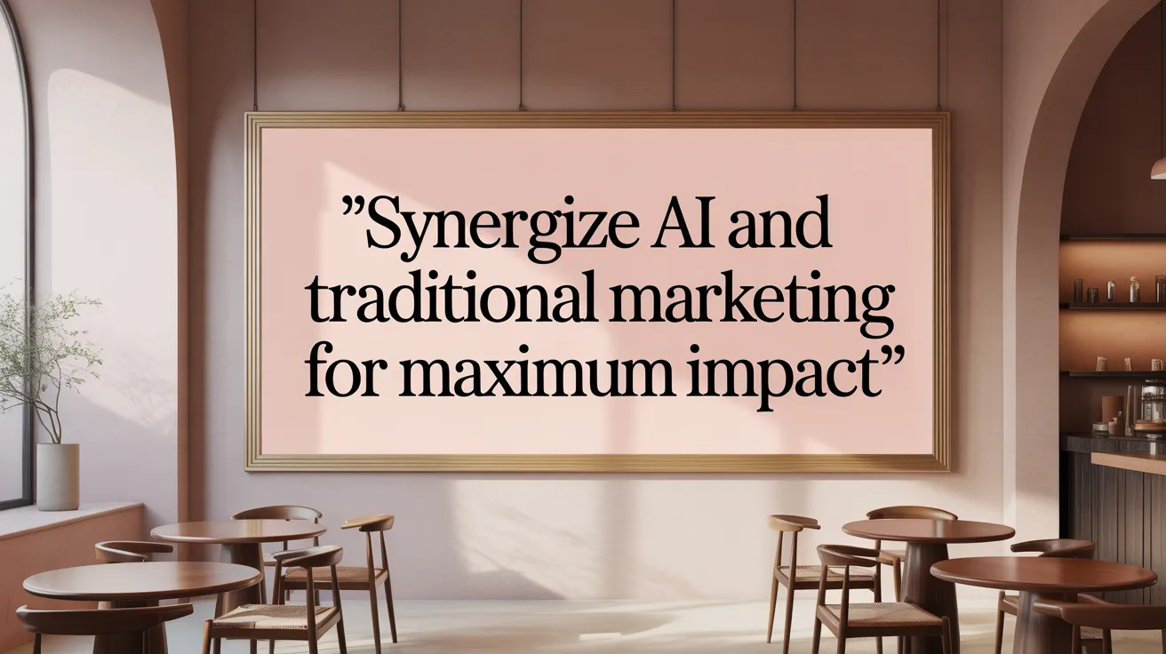 Synergize AI and Traditional Marketing for Maximum Impact