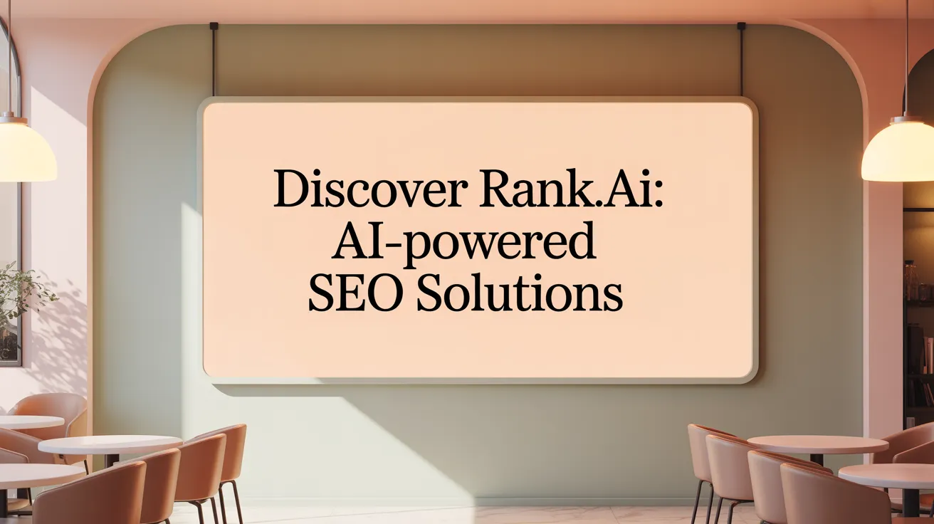 Discover Rank.ai: AI-Powered SEO Solutions