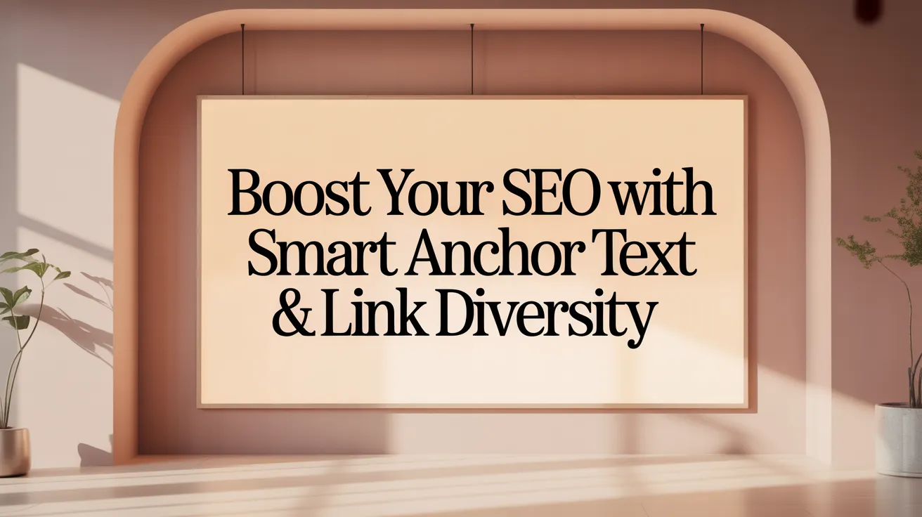 Boost Your SEO with Smart Anchor Text &amp; Link Diversity