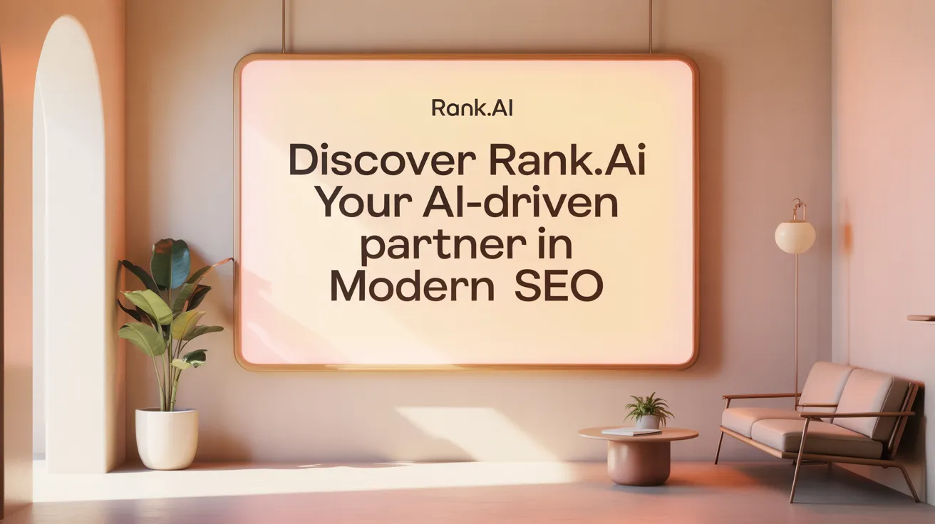 Discover Rank.ai: Your AI-Driven Partner in Modern SEO