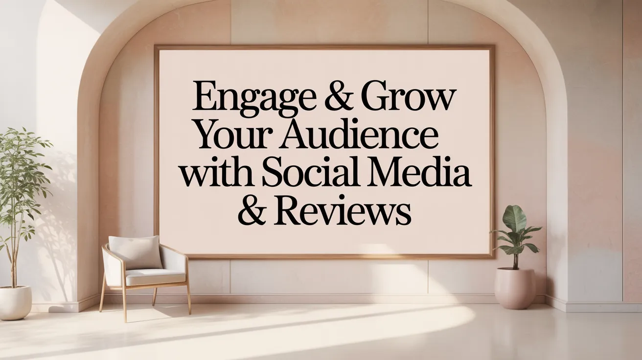 Engage &amp; Grow Your Audience with Social Media &amp; Reviews