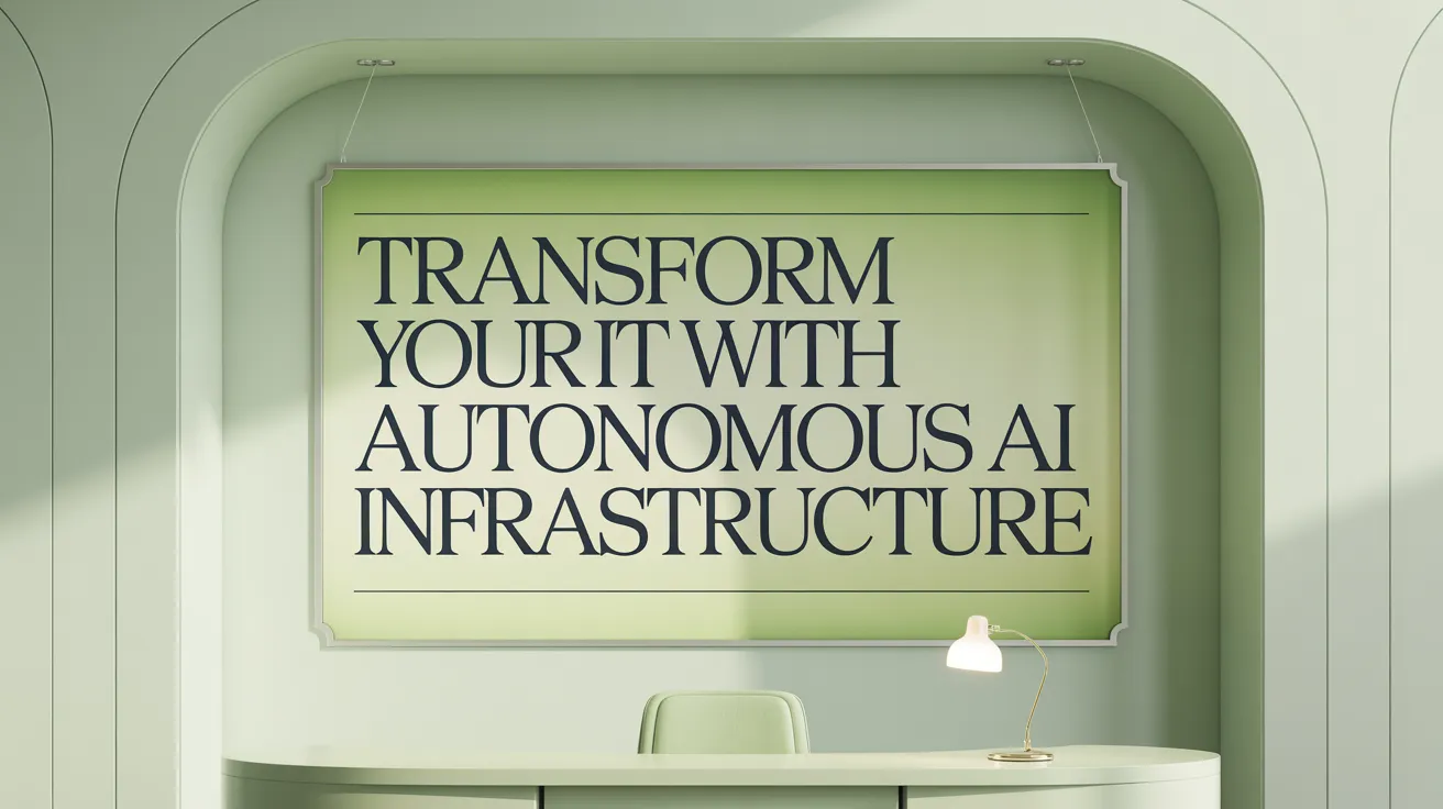 Transform Your IT with Autonomous AI Infrastructure