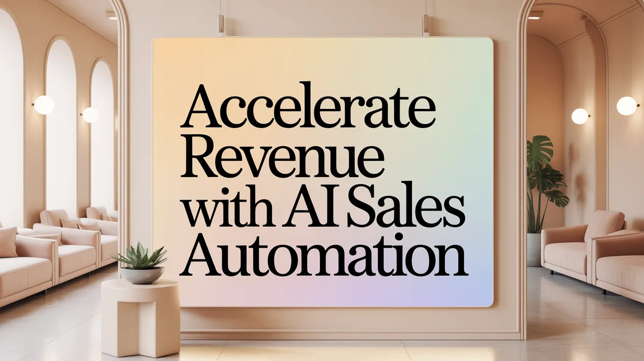 Accelerate Revenue with AI Sales Automation