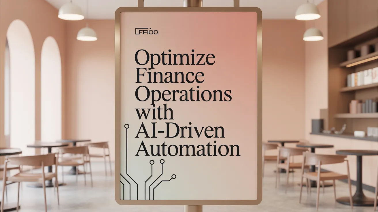 Optimize Finance Operations with AI-driven Automation