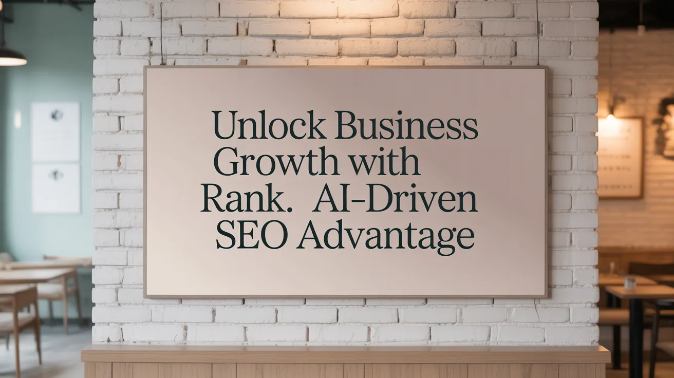 Unlock Business Growth with Rank.ai's AI-Driven SEO Advantage