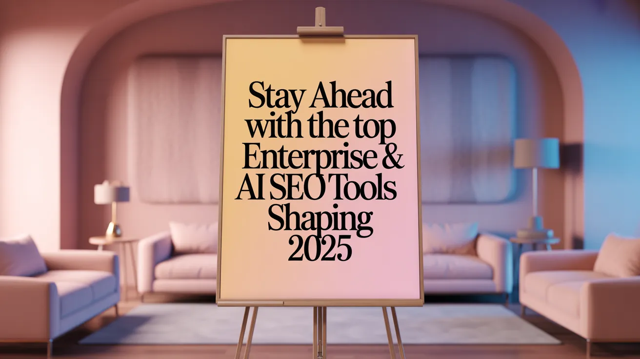 Stay Ahead with the Top Enterprise &amp; AI SEO Tools Shaping 2025