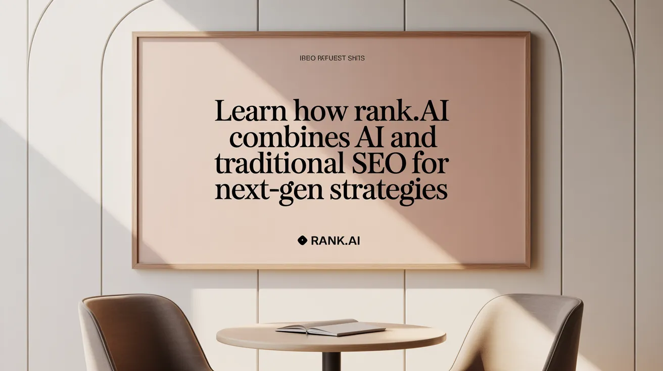 Learn How Rank.ai Combines AI and Traditional SEO for Next-Gen Strategies