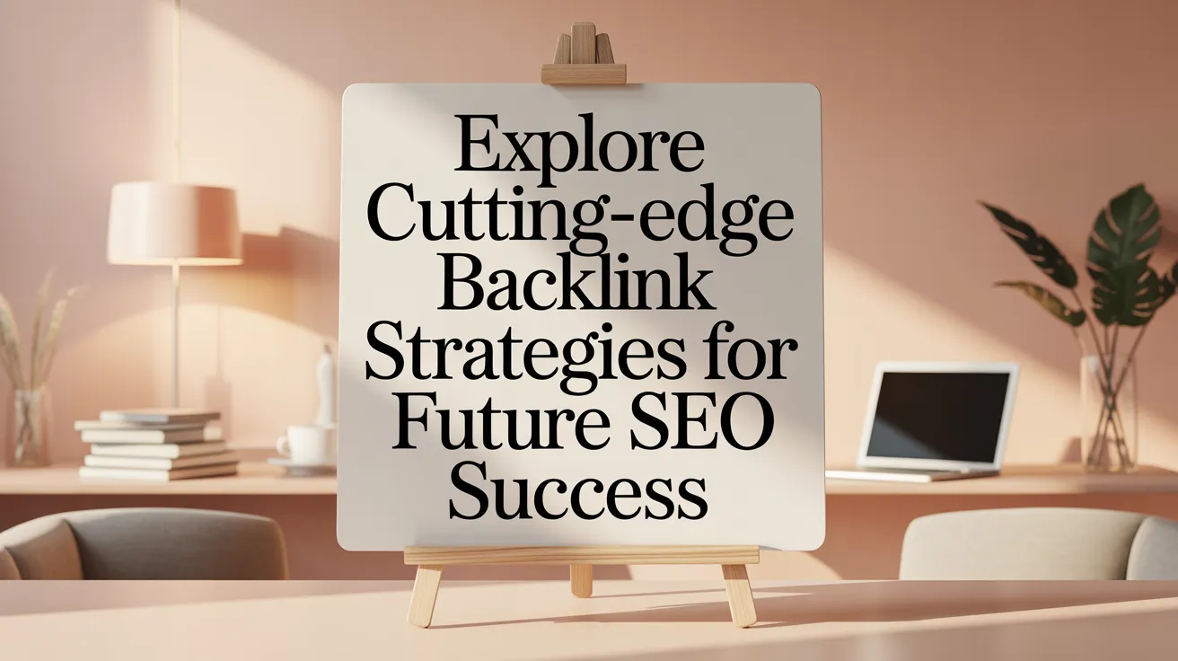 Explore Cutting-Edge Backlink Strategies for Future SEO Success
