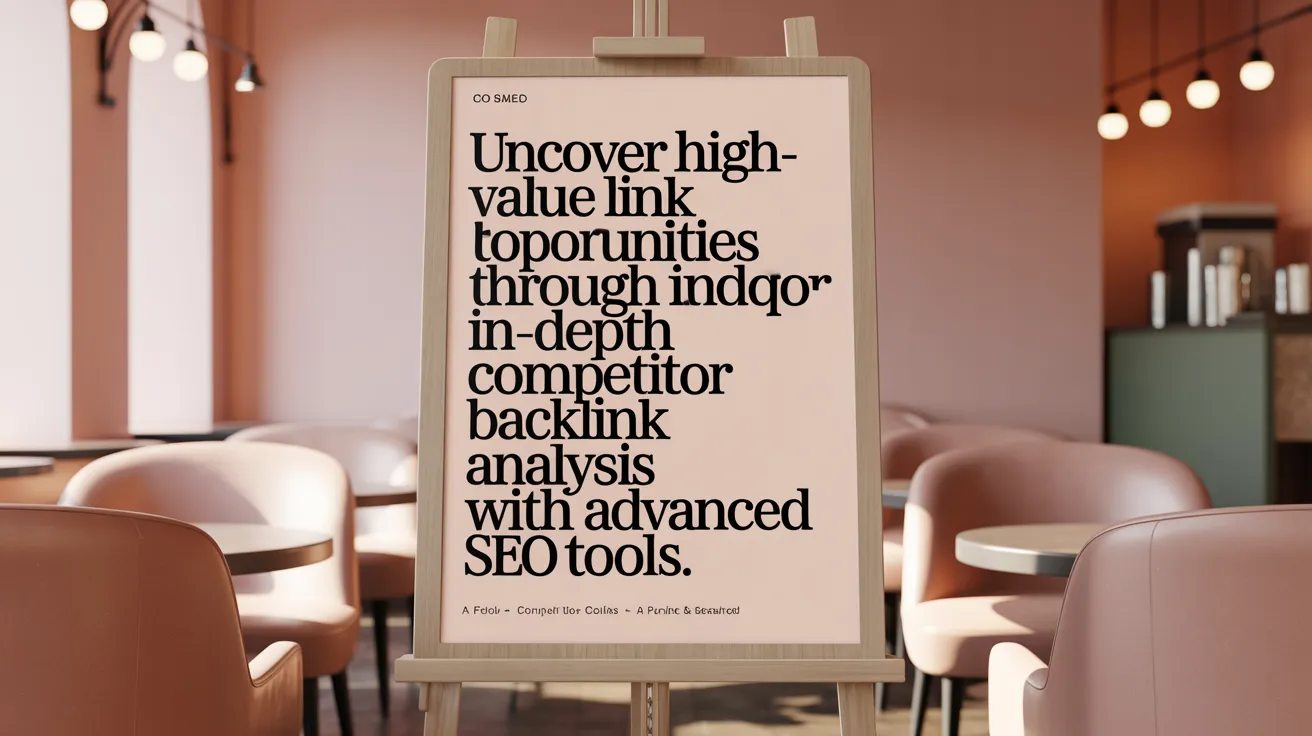 Uncover high-value link opportunities through in-depth competitor backlink analysis with advanced SEO tools.