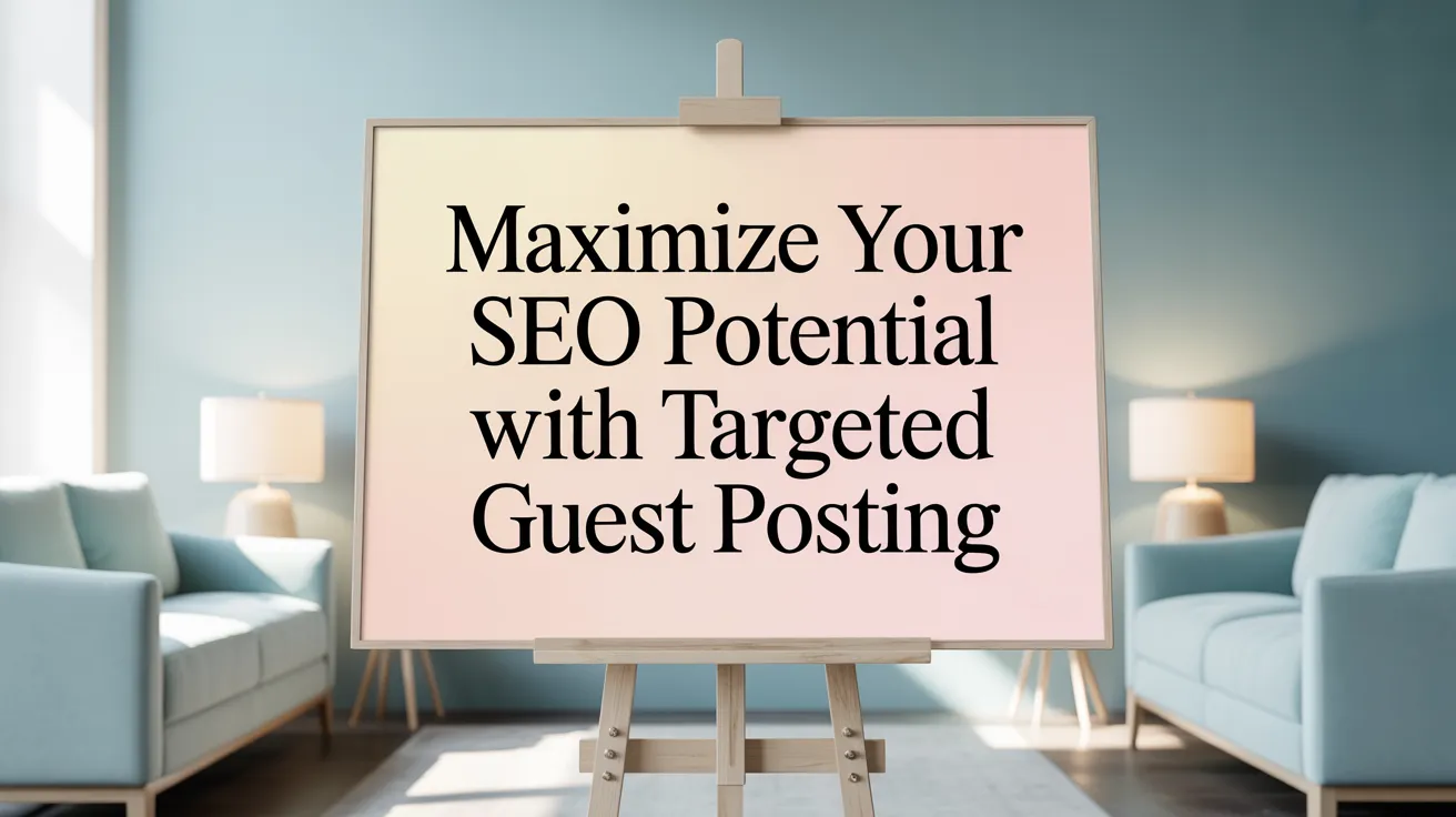 Maximize Your SEO Potential with Targeted Guest Posting