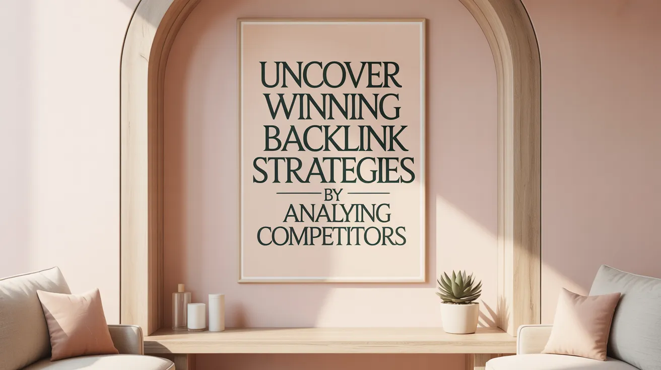 Uncover Winning Backlink Strategies by Analyzing Competitors