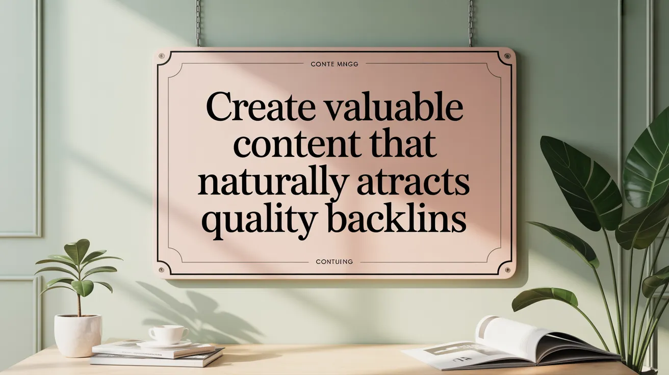 Create Valuable Content That Naturally Attracts Quality Backlinks
