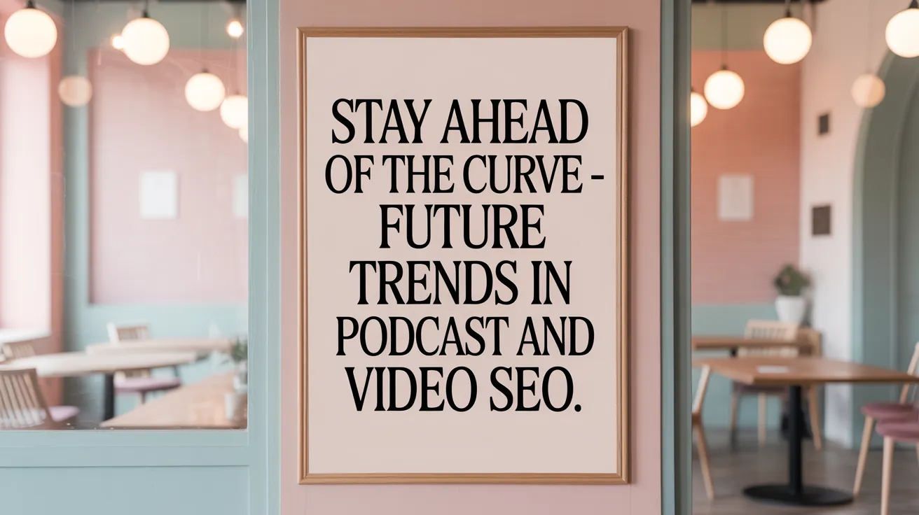 Stay Ahead of the Curve - Future Trends in Podcast and Video SEO