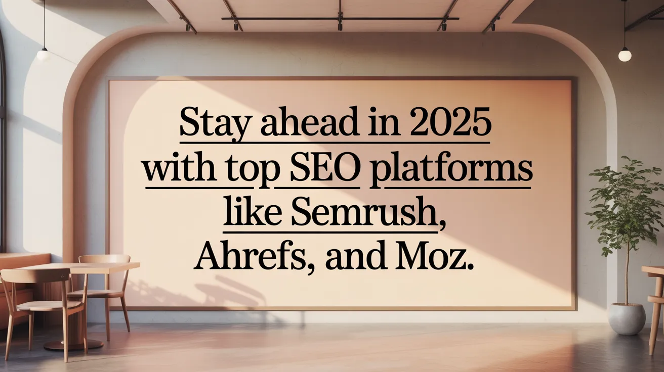 Stay ahead in 2025 with top SEO platforms like SEMrush, Ahrefs, and Moz.